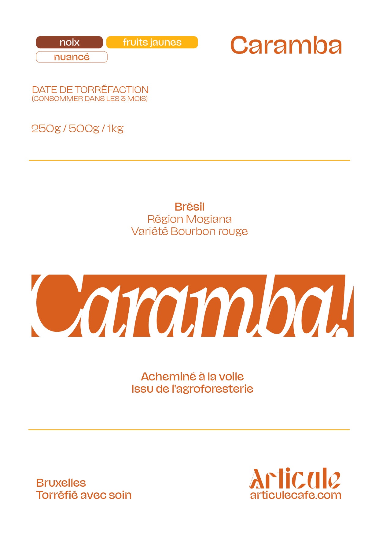 Caramba! - Fruity espresso