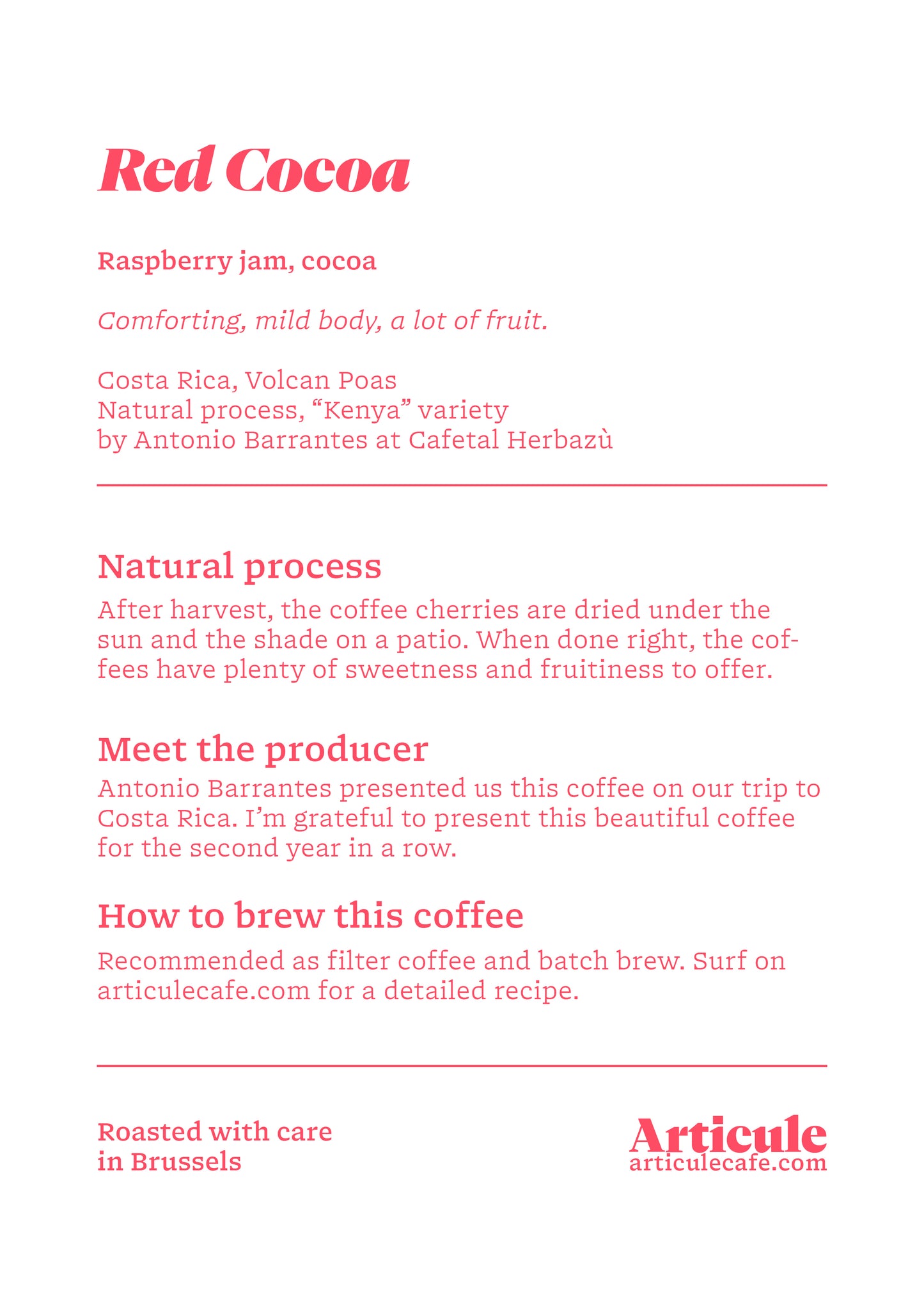 Red Cocoa - Filter