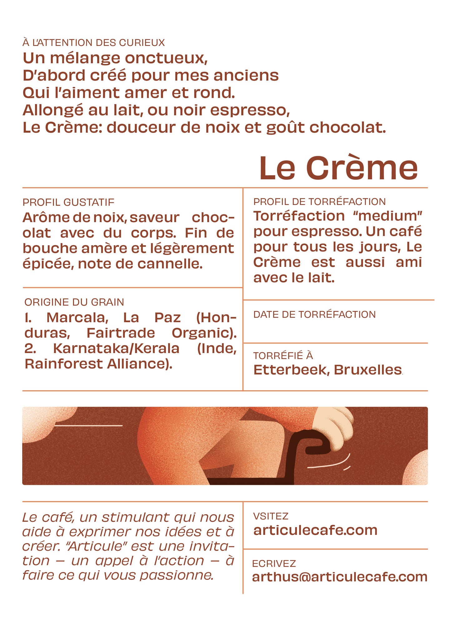 Le Crème - la noix, le chocolat